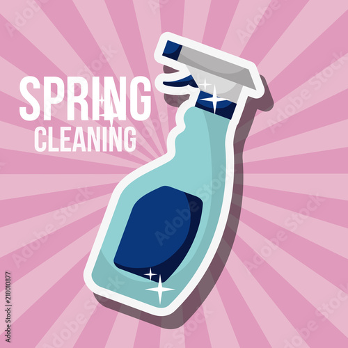 spring cleaning concept