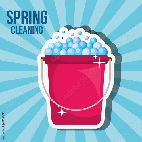spring cleaning concept