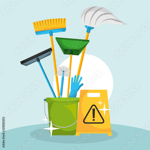 spring cleaning concept