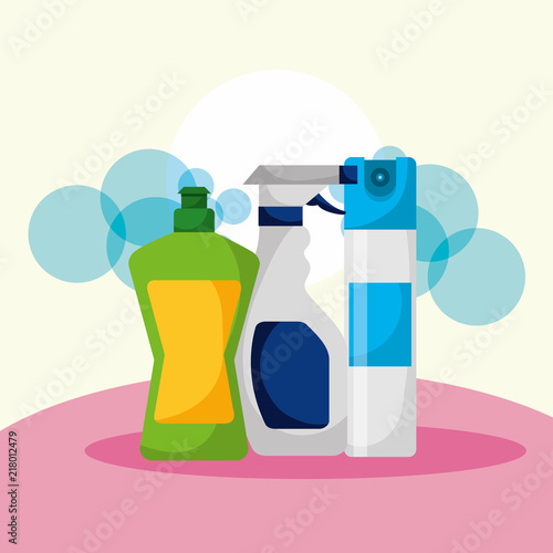 spring cleaning concept