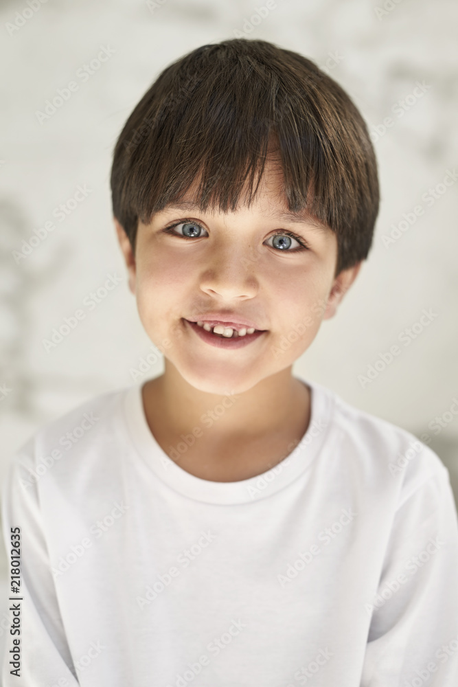 Blue eyed boy looking to camera Blue eyed boy looking to camera