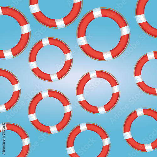 float lifeguard pattern background