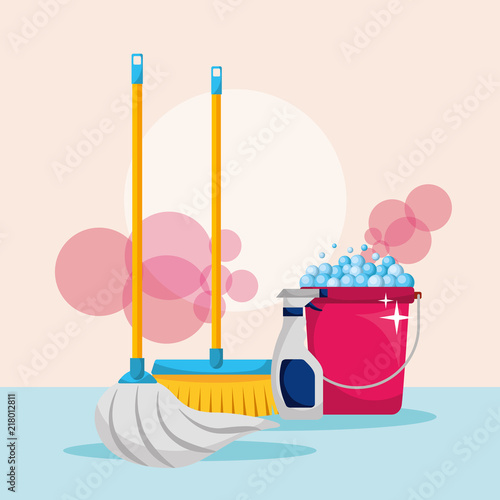 spring cleaning concept