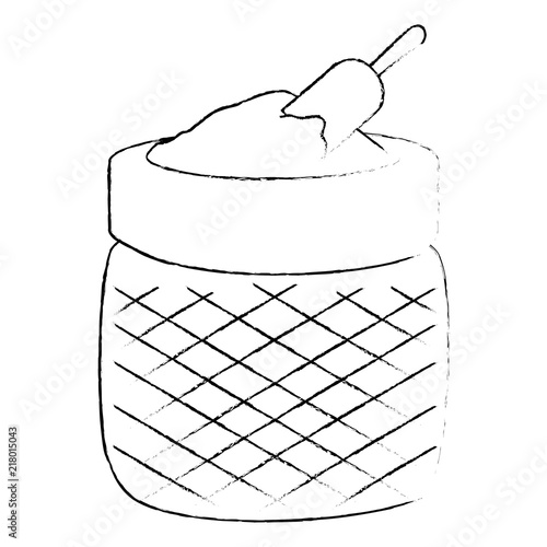 flour sack ingredient icon vector illustration design