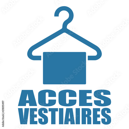 Logo accès vestiaires.