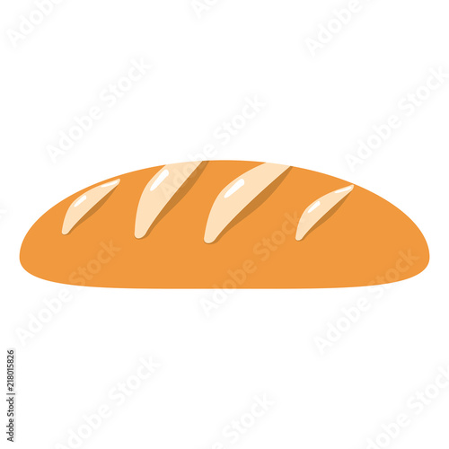 fresh bread isolated icon vector illustration design