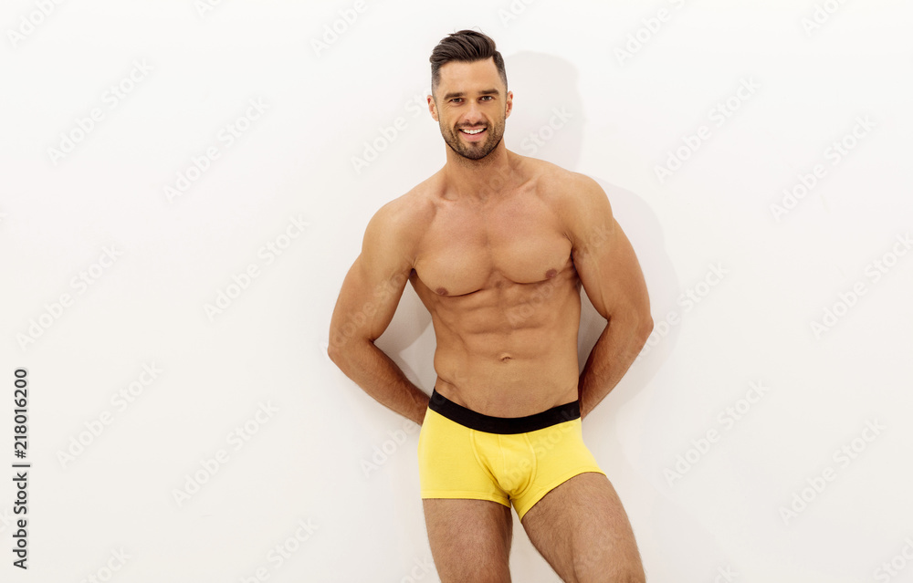 Sexy Male Model In Underwear