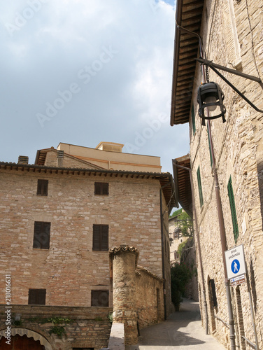 Assisi,Italy-July 28, 2018: Street view in Assisi  photo