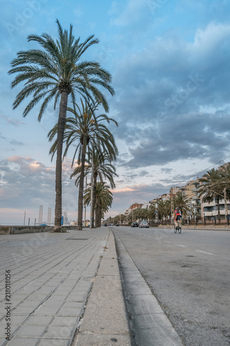 seafront of city