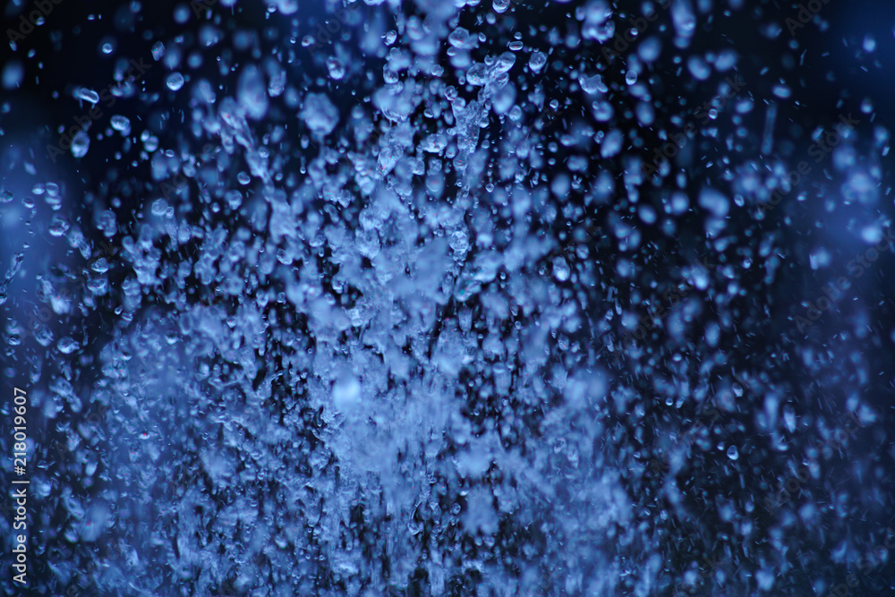 Obraz premium Frozen water splashes