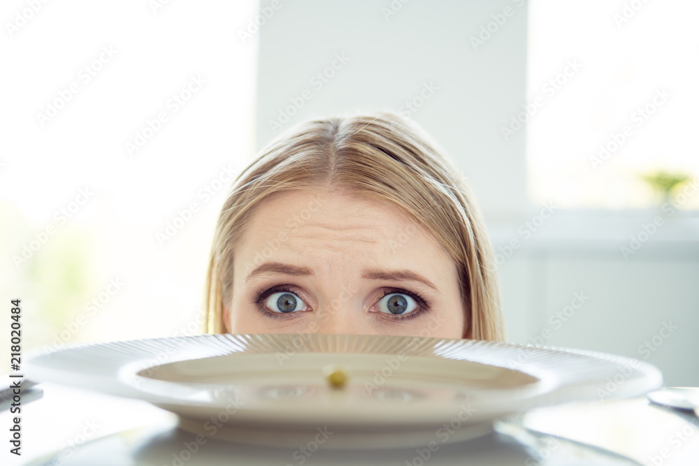 Φωτογραφία I want to eat many much a lot food Cropped close up photo portr