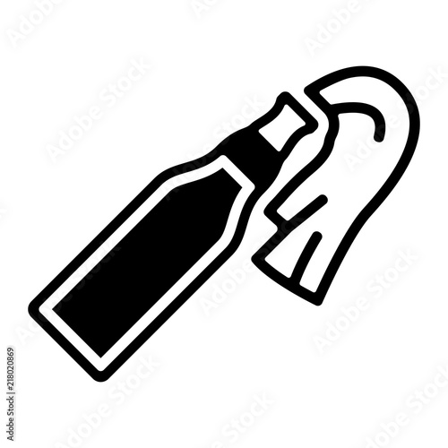 Kriminalität Icon - Molotov Cocktail