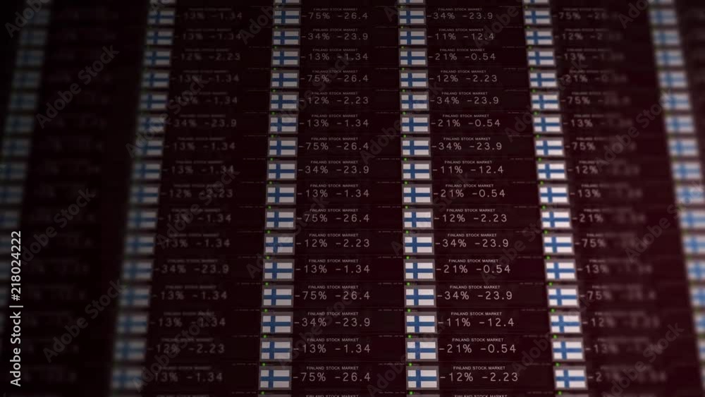 Stock Market Ticker of a failing economy - Finland version Stock Market Ticker of a failing economy - Finland version