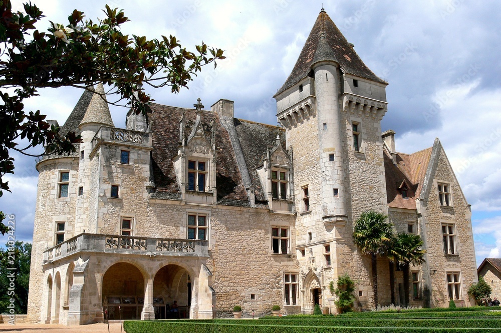 Castle of Milandes in Castelnaud, Dordogne, France
