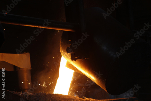 Liquid Molten Steel Industry photo