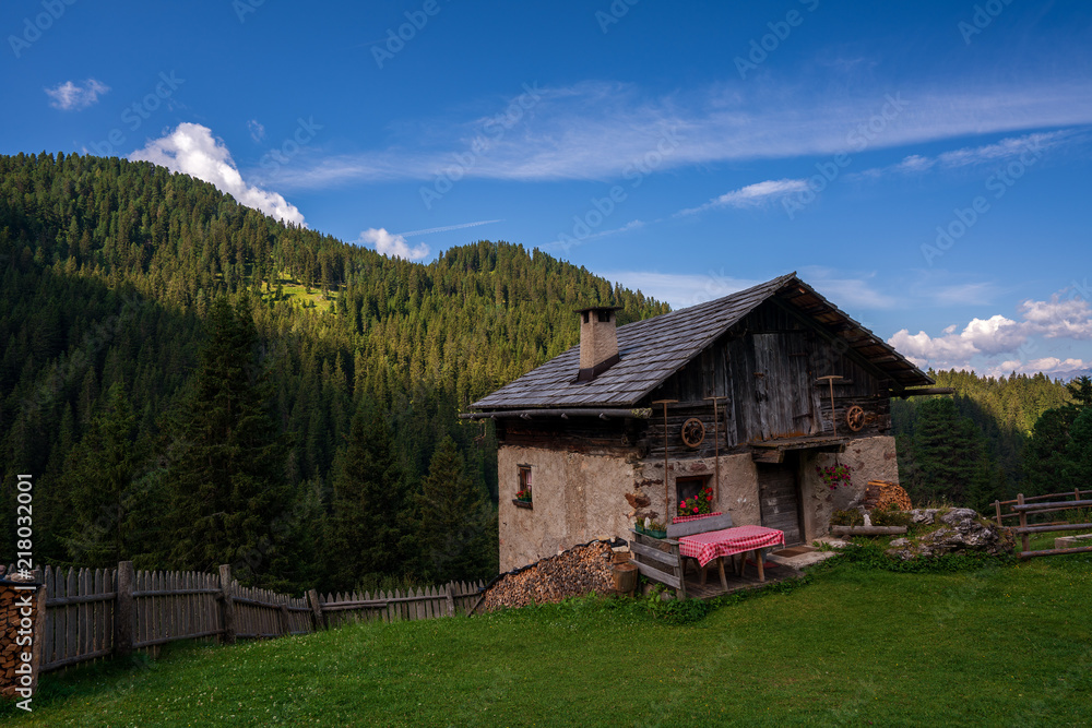 An old farmhouse in South Tyrol