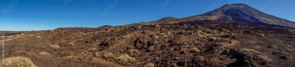 Panorama-Aufnahme des Vulkan Pico Viejo auf Teneriffa
