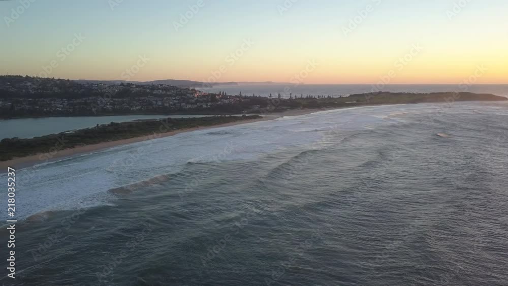 Morning view at Dee Why Beach, Sydney, Australia. Morning view at Dee Why Beach, Sydney, Australia.