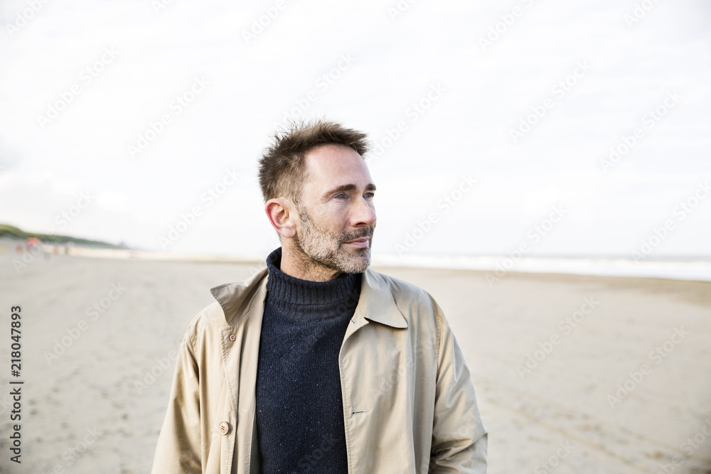 Portrait of smiling man on the beach Portrait of smiling man on the beach