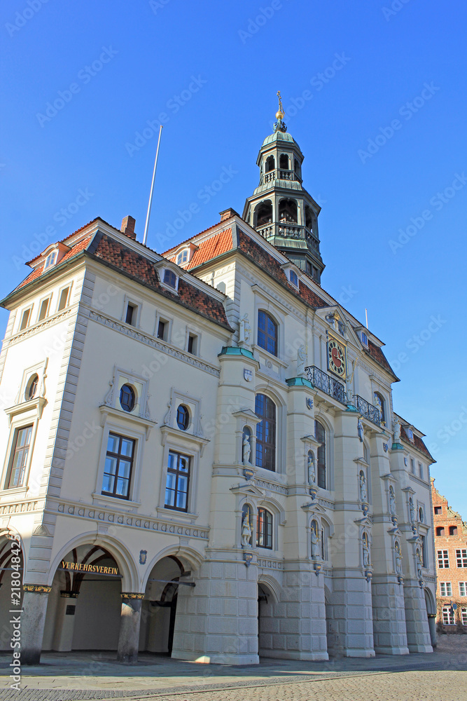 Rathaus Lüneburg: Barockfassade (1720, Niedersachsen)
