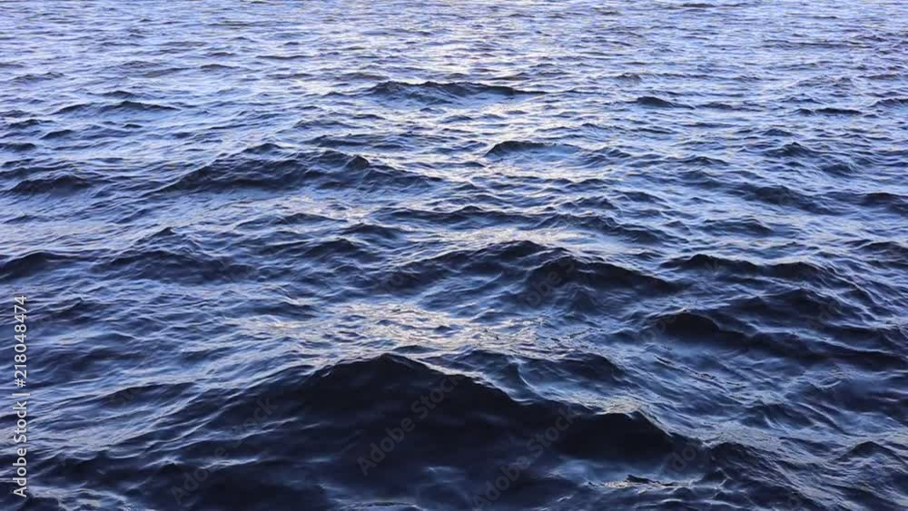 The surface of a deep river with dark water - time lapse The surface of a deep river with dark water - time lapse
