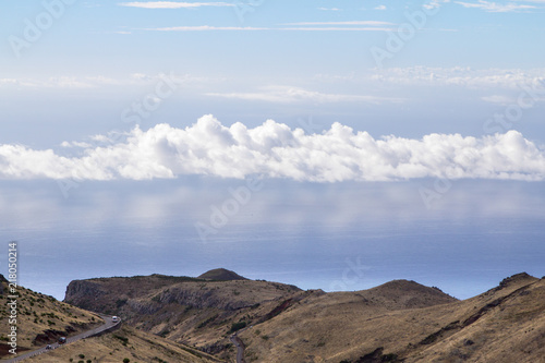 Mountain landscape on Madeira, Portugal