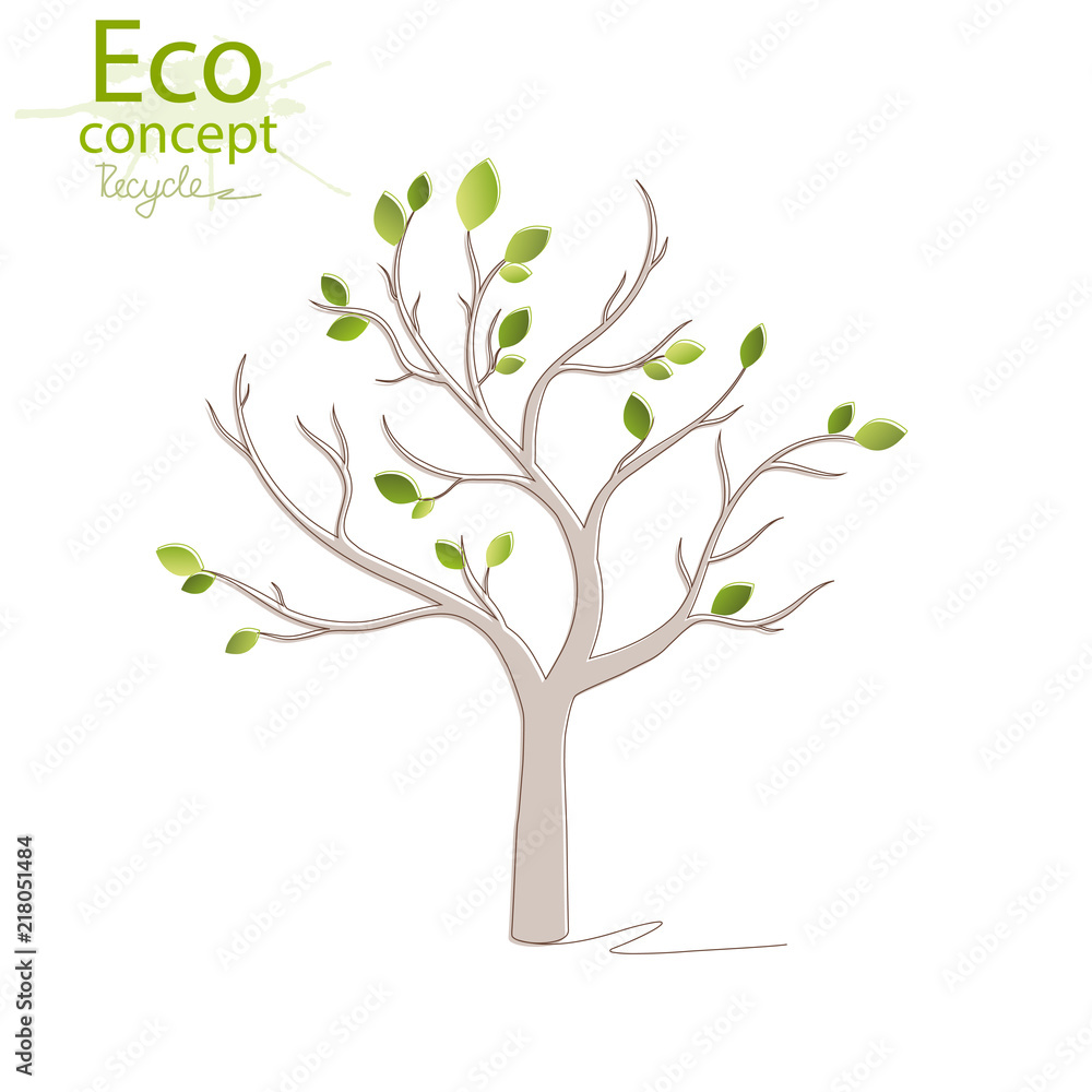 Tree with globe on white background. Environmentally friendly world. Illustration of ecology the concept of info graphics. Icon. Simple modern minimalistic style. Vector illustration. Green Tree. Tree with globe on white background. Environmentally friendly world. Illustration of ecology the concept of info graphics. Icon. Simple modern minimalistic style. Vector illustration. Green Tree.