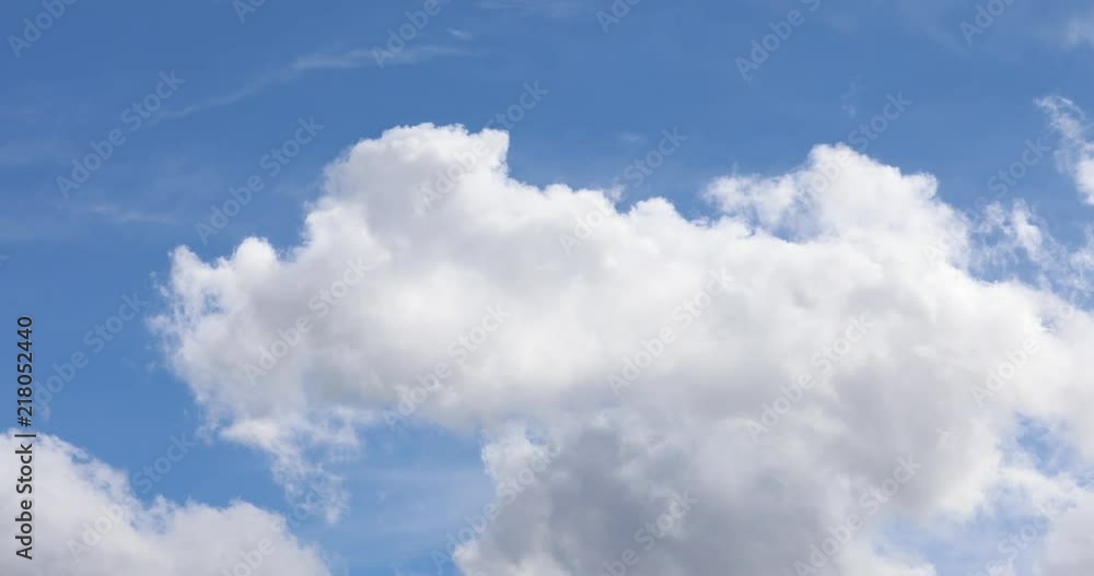Traffic clouds in the sky close-up Traffic clouds in the sky close-up
