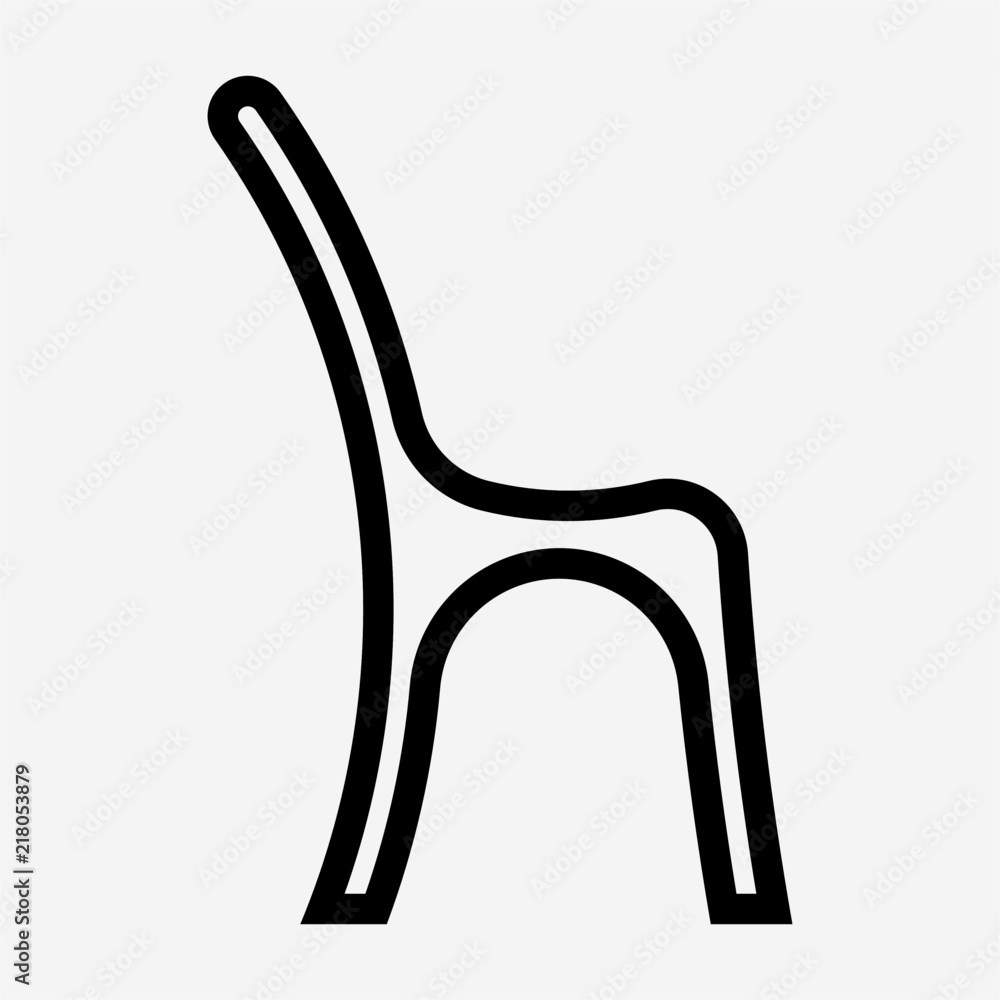 Outline Plastic products pixel perfect vector icon Outline Plastic products pixel perfect vector icon