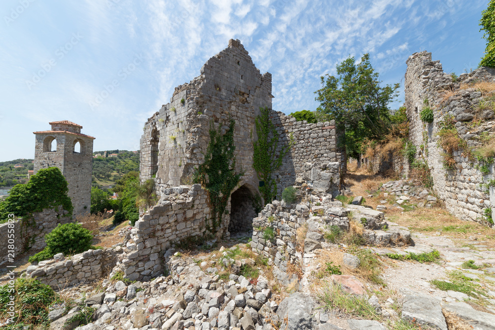 Ruins of Stari Bar,  in Montenegro