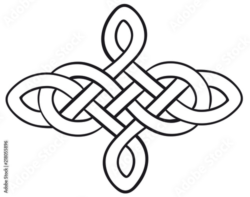 double Celtic knot template