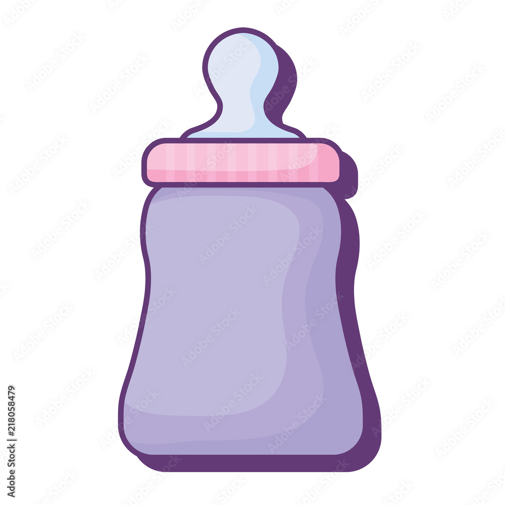 baby bottle icon over white background, vector illustration baby bottle icon over white background, vector illustration