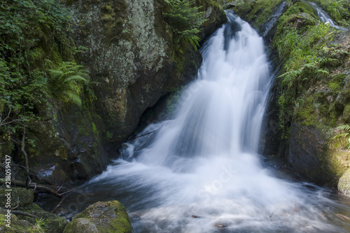 Gehard waterfall in Vosges France © jefwod