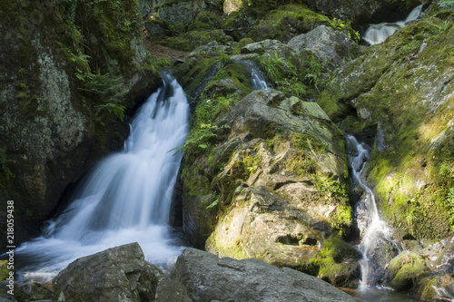 Gehard waterfall in Vosges France  