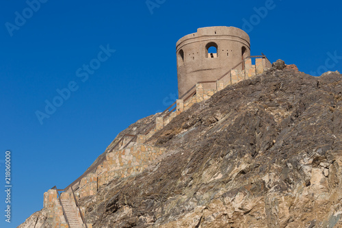 Old Watch Tower in Muscat, Oman photo