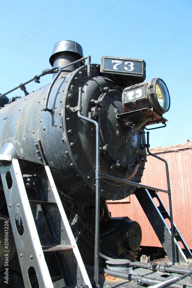 Face Of The Locomotive, Alberta Railway Museum, Edmonton, Alberta