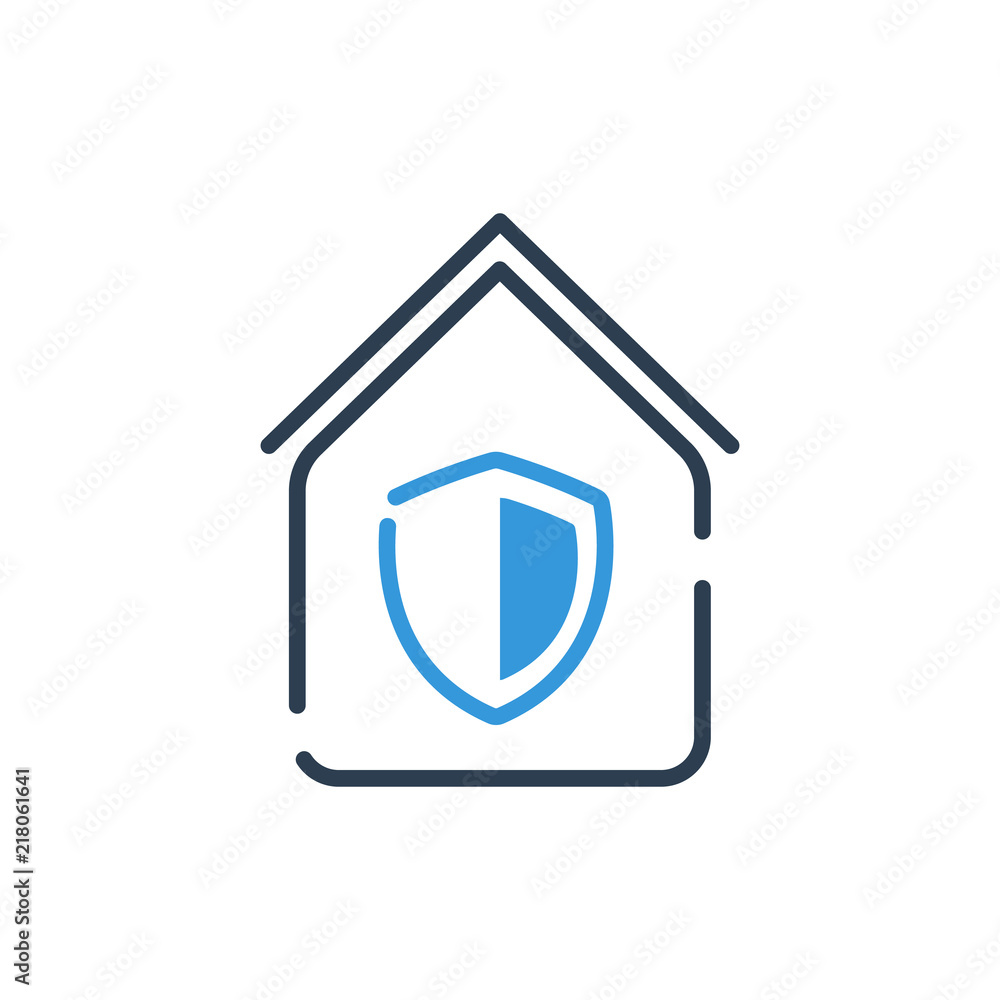 Line Art. Home security vector illustration
Line Art. Home security vector illustration