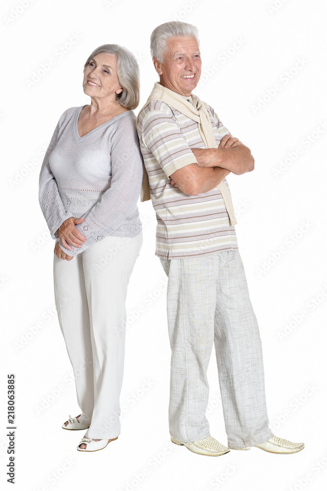 Portrait of a beautiful senior couple posing Portrait of a beautiful senior couple posing