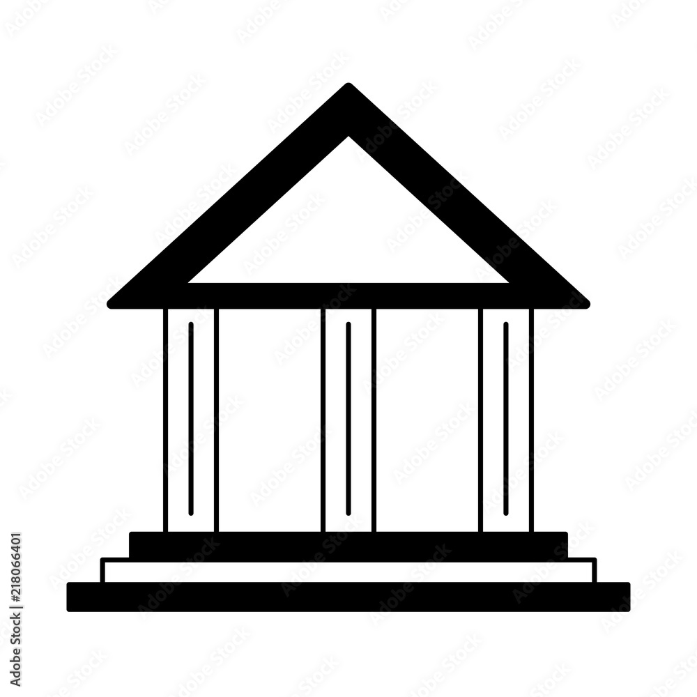 Bank building symbol vector illustration graphic design Bank building symbol vector illustration graphic design