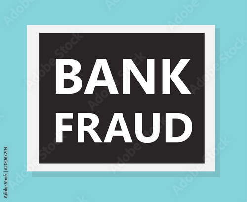 bank fraud concept- vector illustration