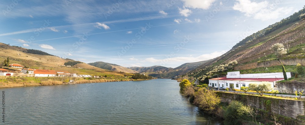 Views of river Douro in Pinhao, Portugal