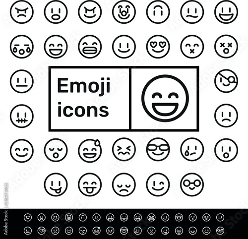 Line emoji icons