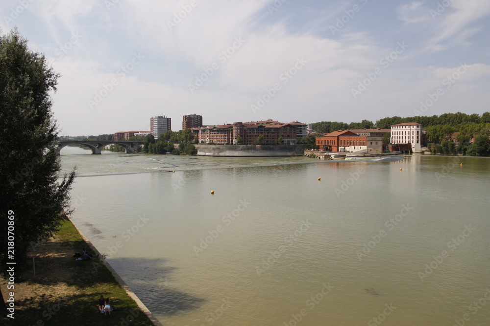 La Garonne à Toulouse, Haute-Garonne	