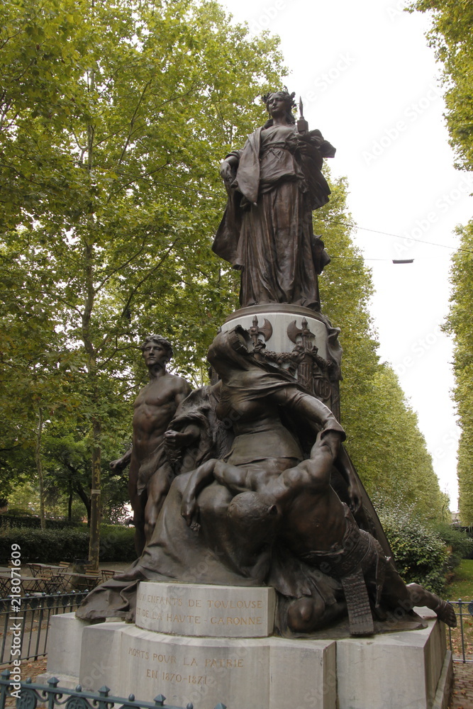 Monument aux morts à Toulouse, Haute Garonne