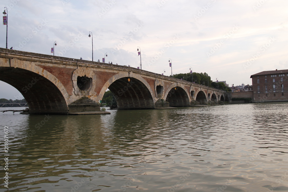 Pont Neuf sur la Garonne à Toulouse, Haute Garonne