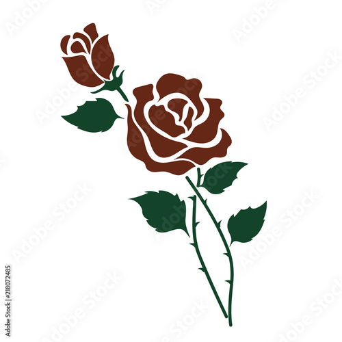Nature flower brown rose