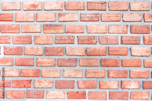 Vintage brown brick wall texture for background