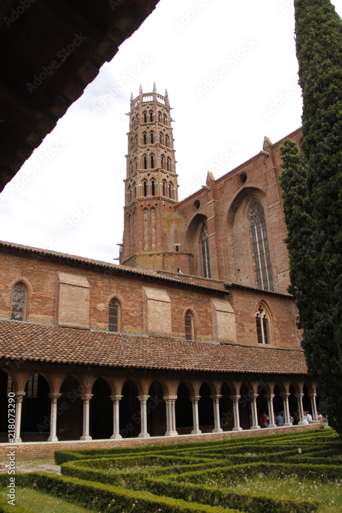 Cloître du couvent des Jacobins à Toulouse, Haute Garonne	