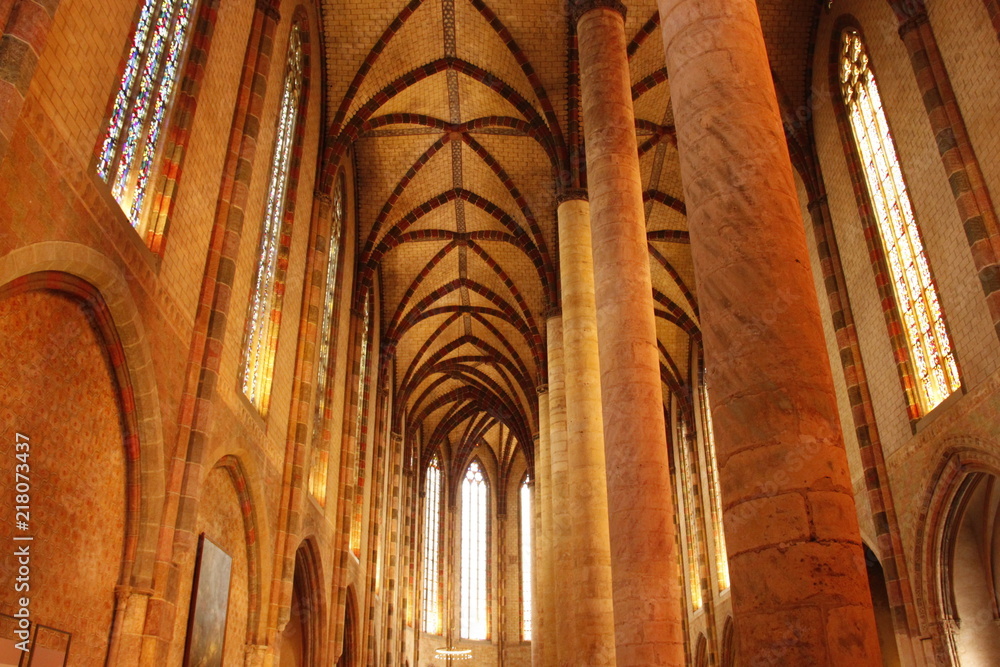 Colonnes du couvent des Jacobins à Toulouse, Haute Garonne	