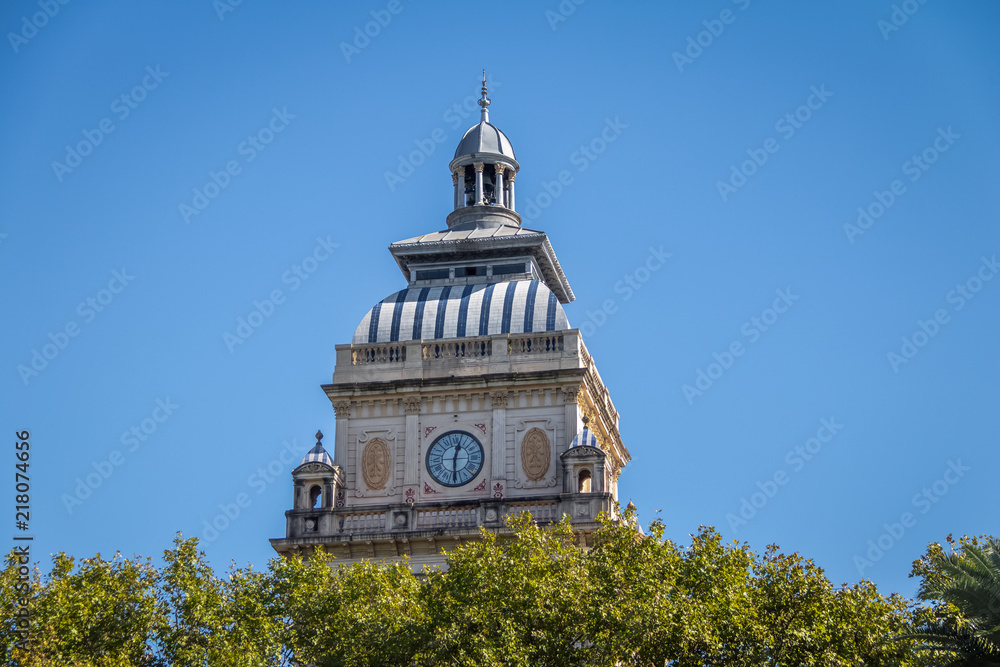 Clock Tower near San Martin Square - Rosario, Santa Fe, Argentina